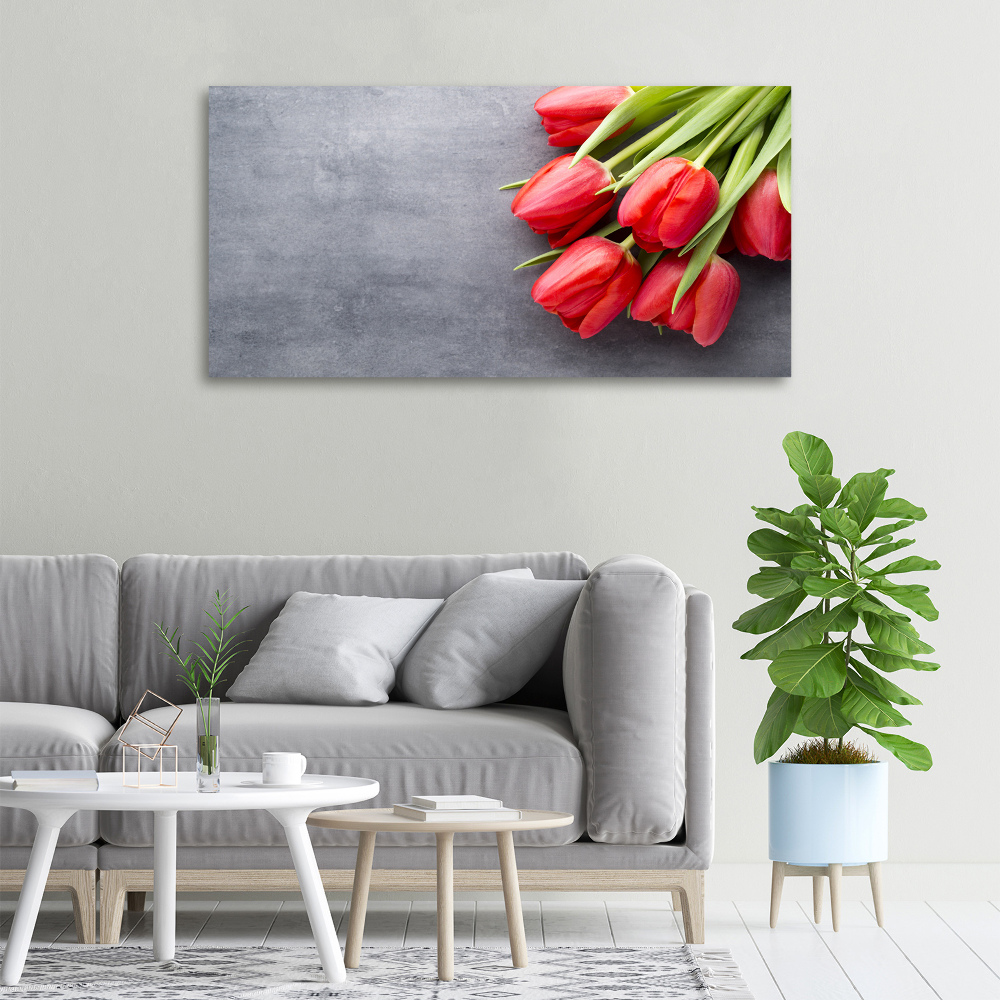 Tableau photo sur toile Tulipes rouges