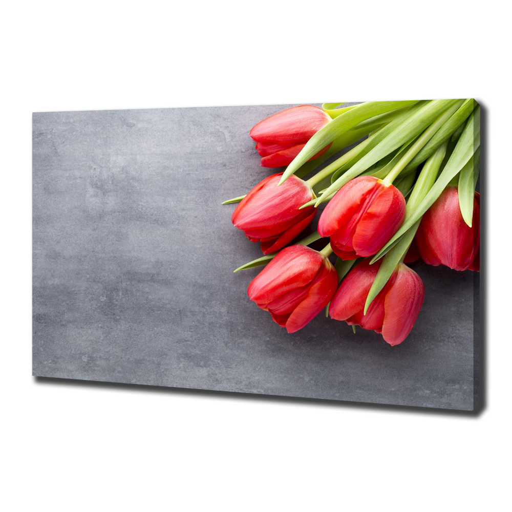 Tableau photo sur toile Tulipes rouges