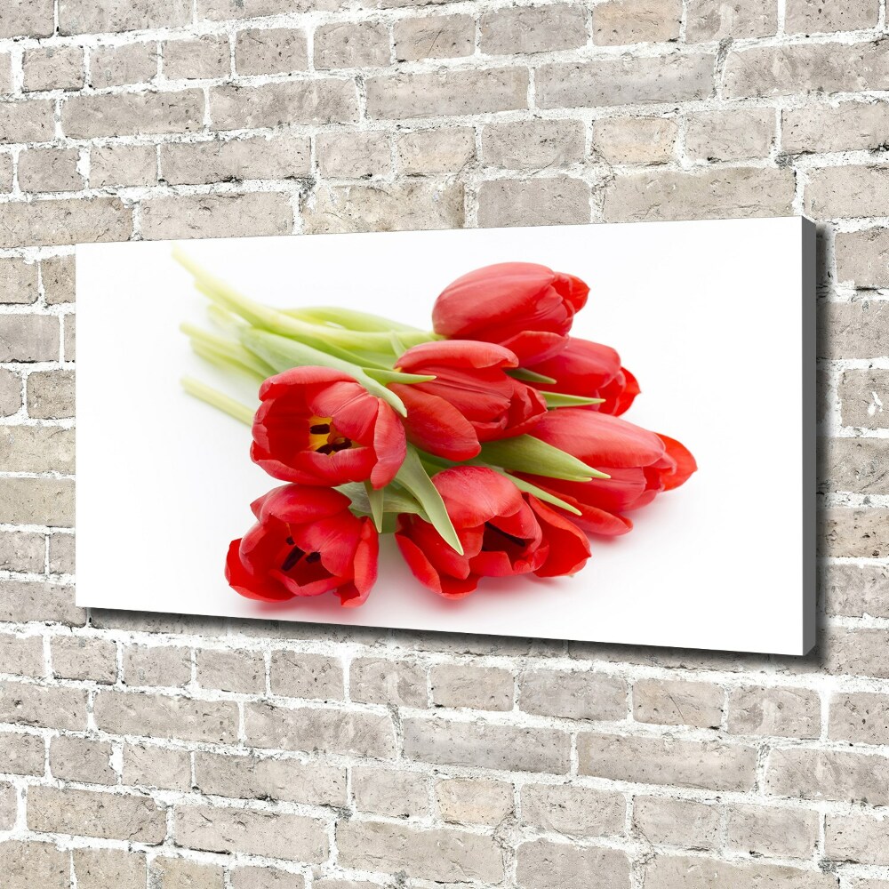 Tableau mural sur toile Tulipes rouges