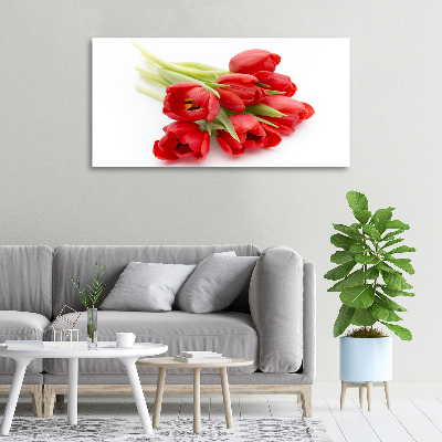 Tableau mural sur toile Tulipes rouges