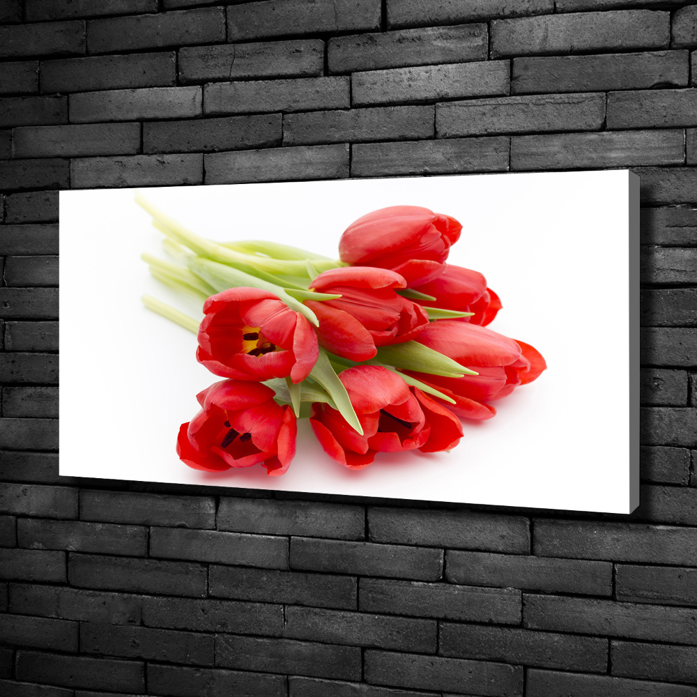 Tableau mural sur toile Tulipes rouges