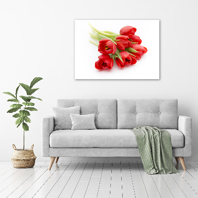 Tableau mural sur toile Tulipes rouges