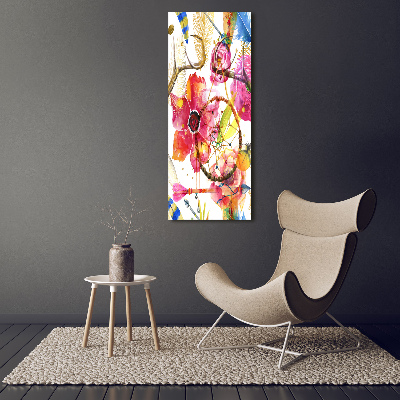 Tableau sur toile Fleurs style boho