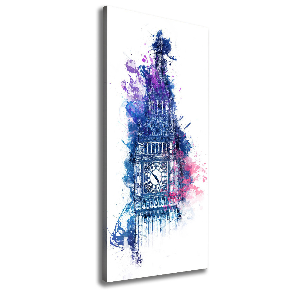 Tableau photo sur toile Big Ben coloré