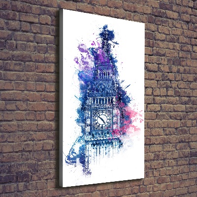 Tableau photo sur toile Big Ben coloré