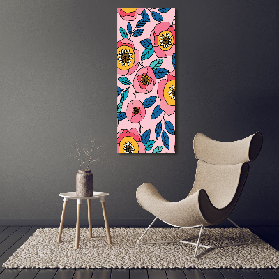 Tableau mural sur toile Fleurs colorées plantes