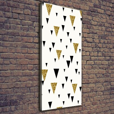 Tableau sur toile Fond triangulaire