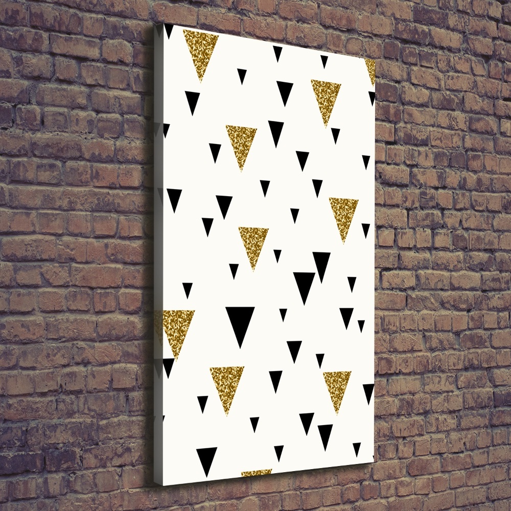 Tableau sur toile Fond triangulaire