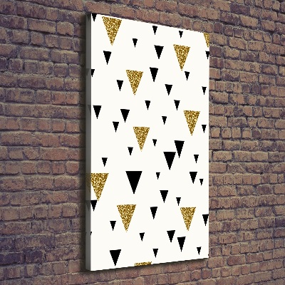 Tableau sur toile Fond triangulaire