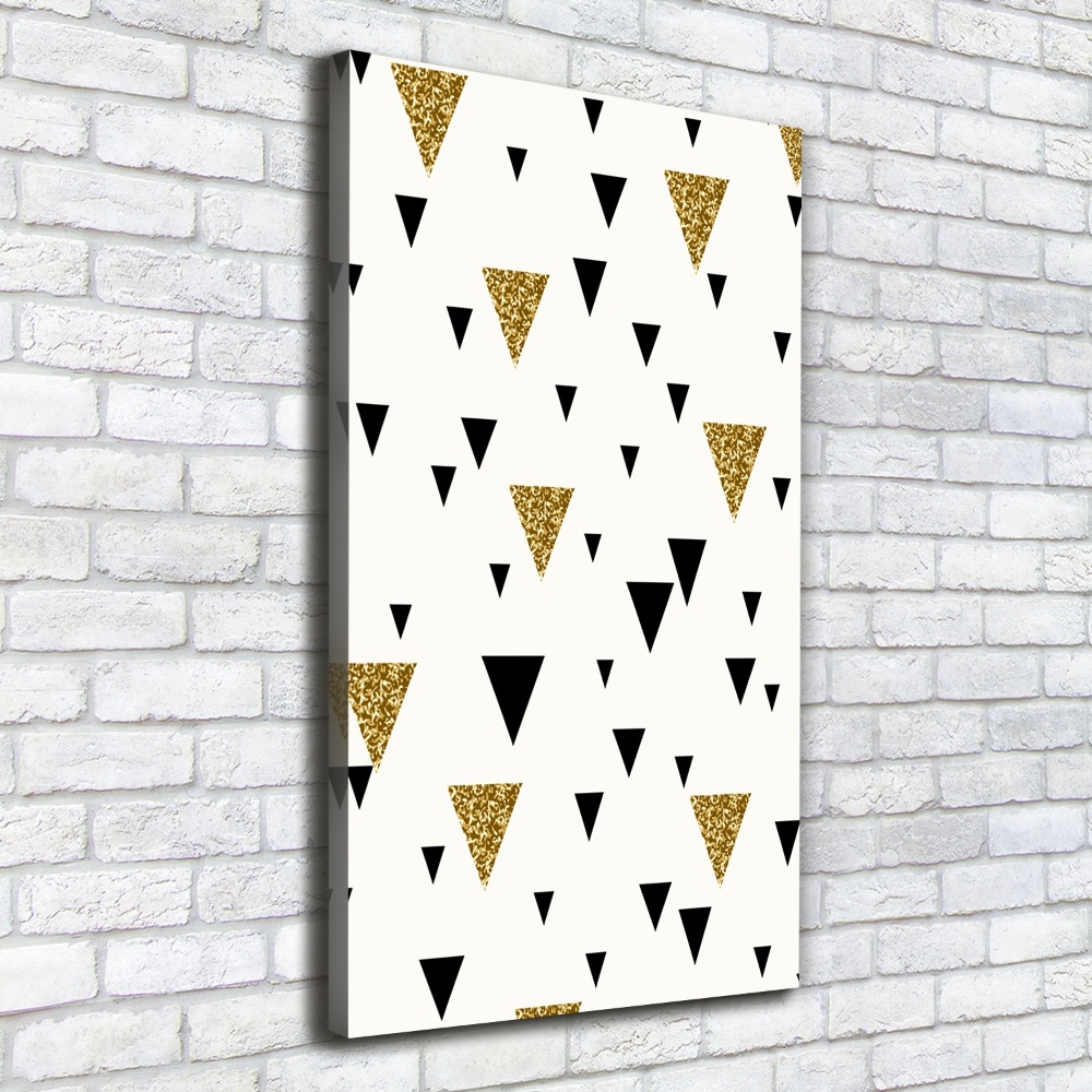 Tableau sur toile Fond triangulaire