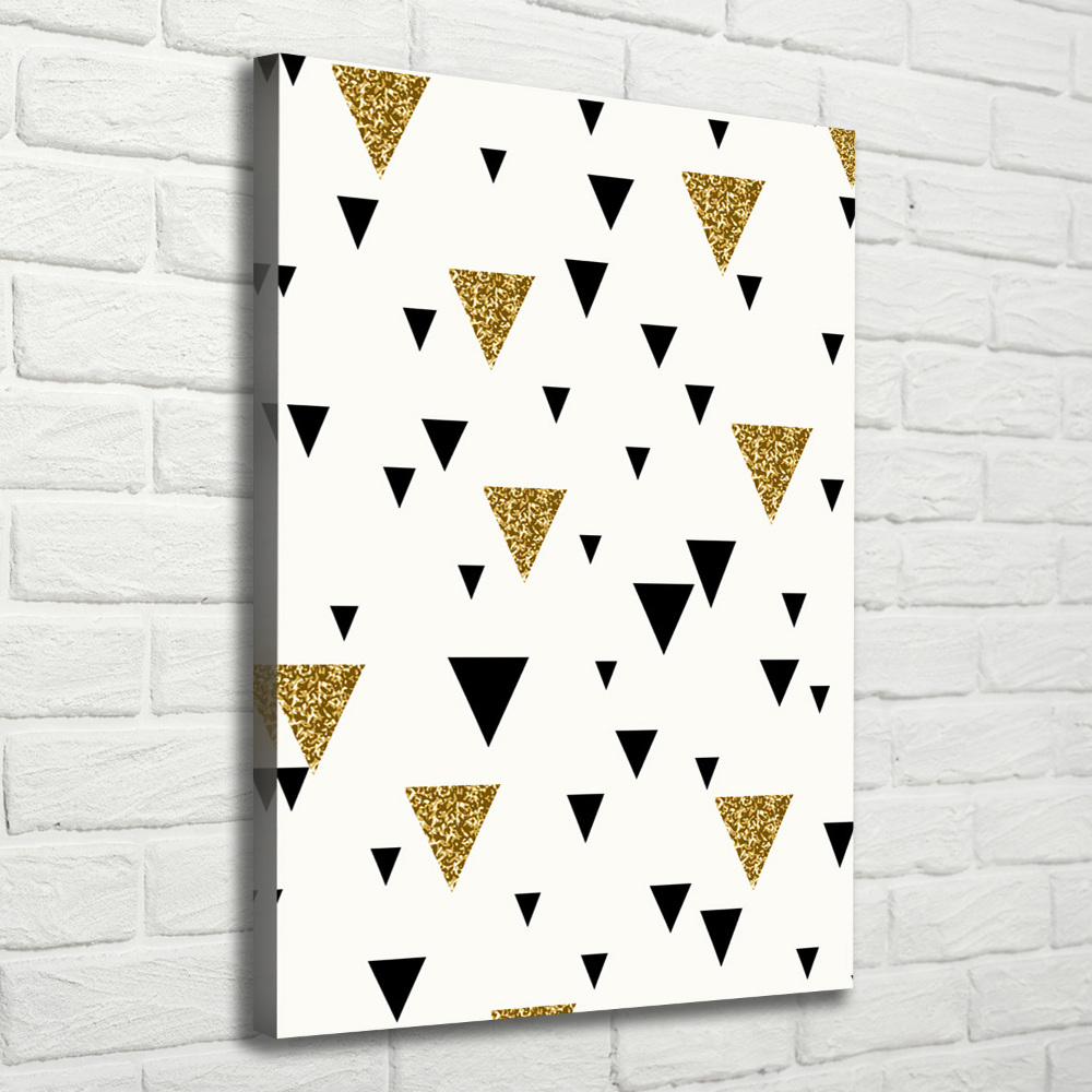 Tableau sur toile Fond triangulaire