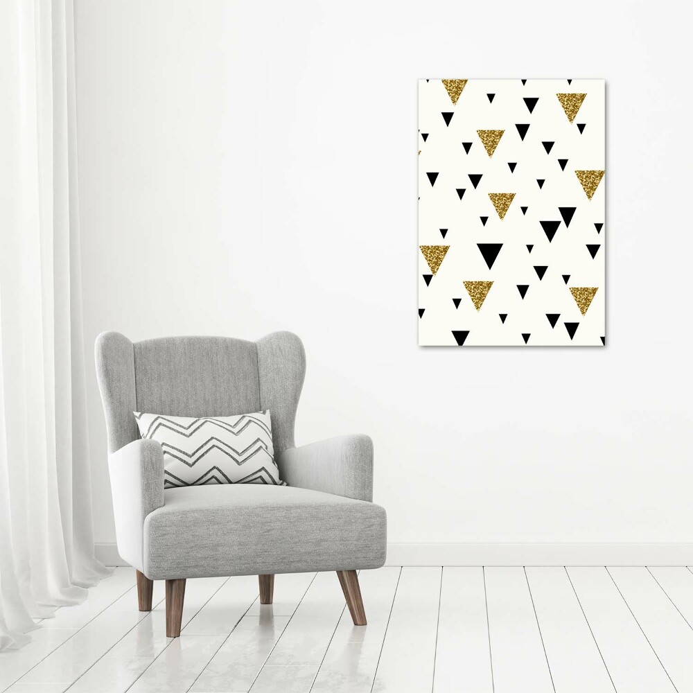 Tableau sur toile Fond triangulaire