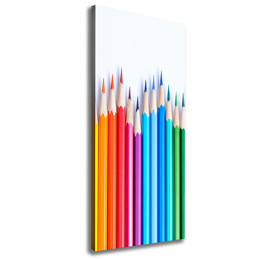 Tableau photo sur toile Crayons de couleur