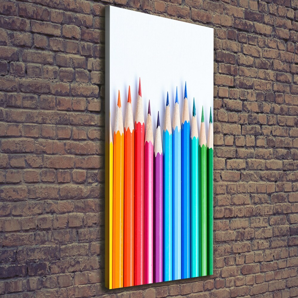 Tableau photo sur toile Crayons de couleur