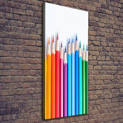 Tableau photo sur toile Crayons de couleur