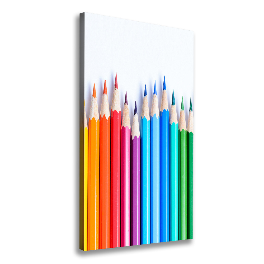 Tableau photo sur toile Crayons de couleur