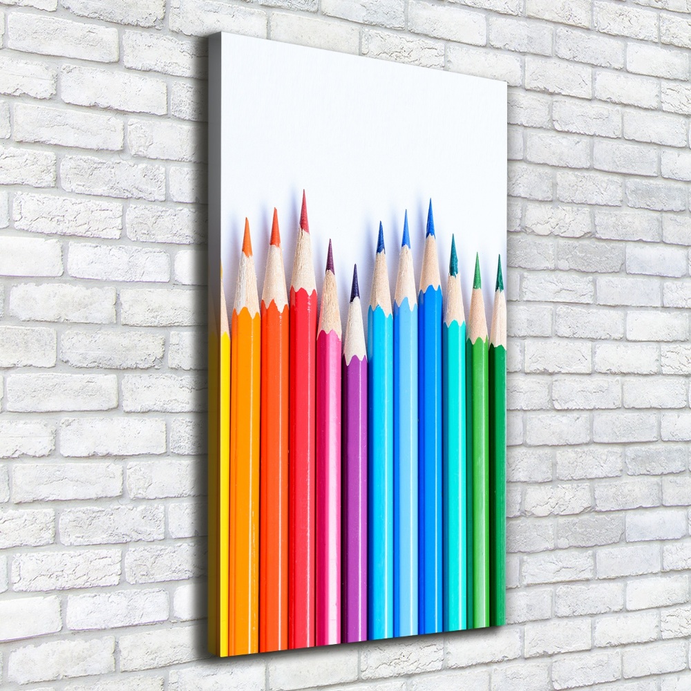 Tableau photo sur toile Crayons de couleur