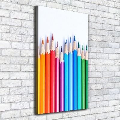 Tableau photo sur toile Crayons de couleur