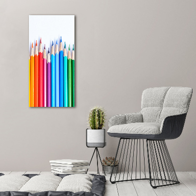 Tableau photo sur toile Crayons de couleur