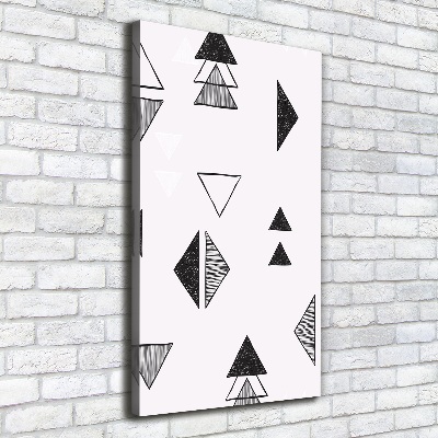 Tableau toile imprimée Fond triangulaire