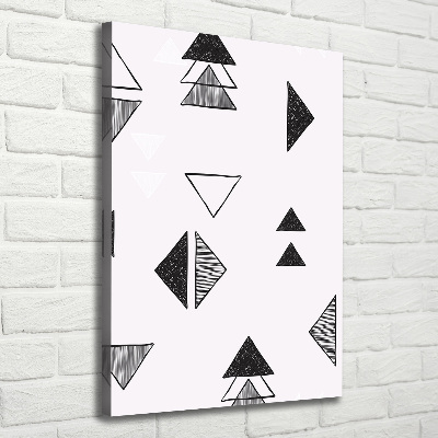 Tableau toile imprimée Fond triangulaire