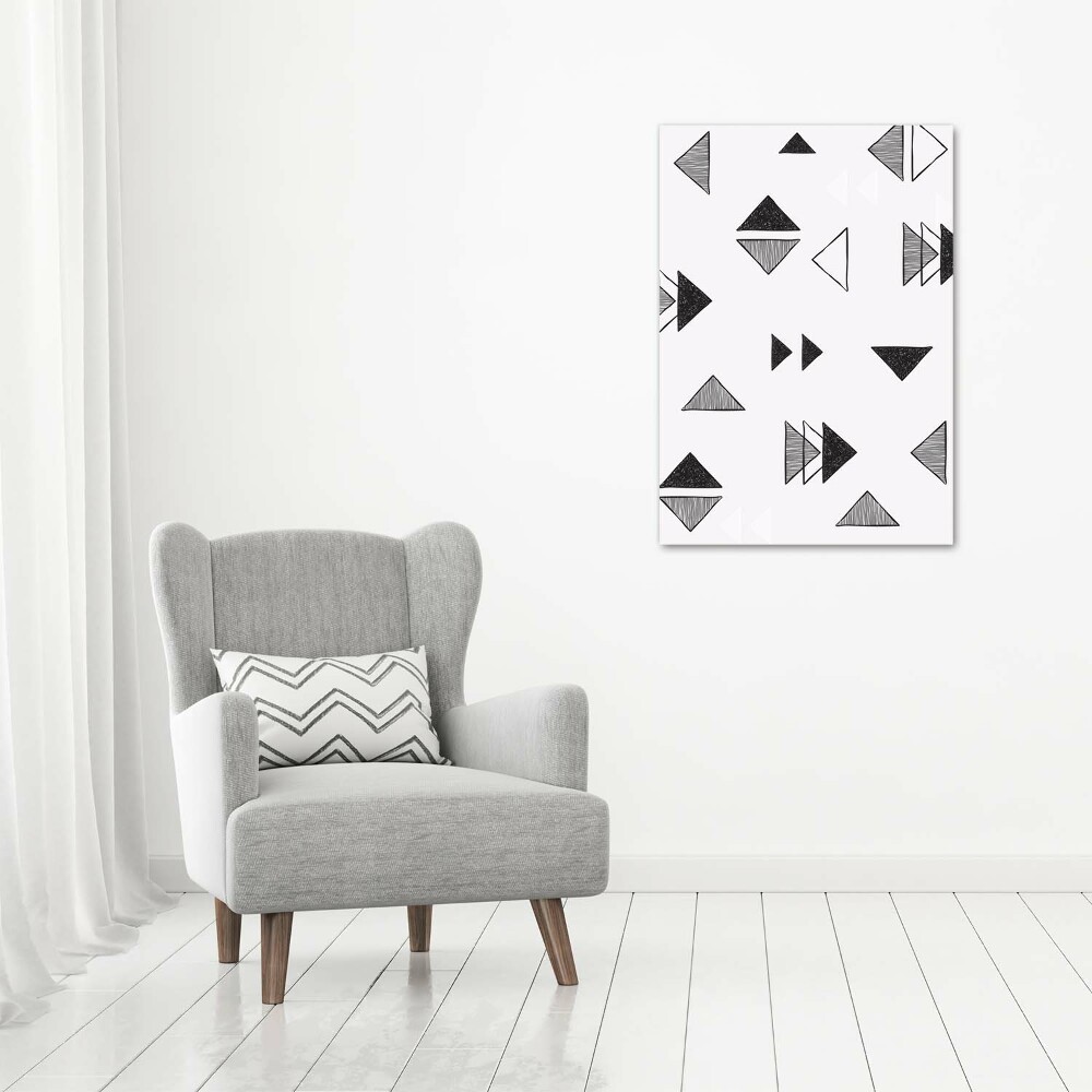 Tableau toile imprimée Fond triangulaire