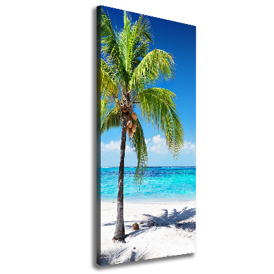 Tableau imprimé sur toile Plage exotique