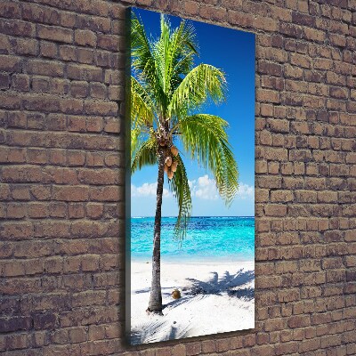 Tableau imprimé sur toile Plage exotique