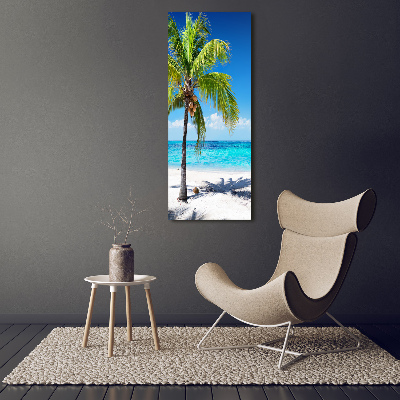 Tableau imprimé sur toile Plage exotique