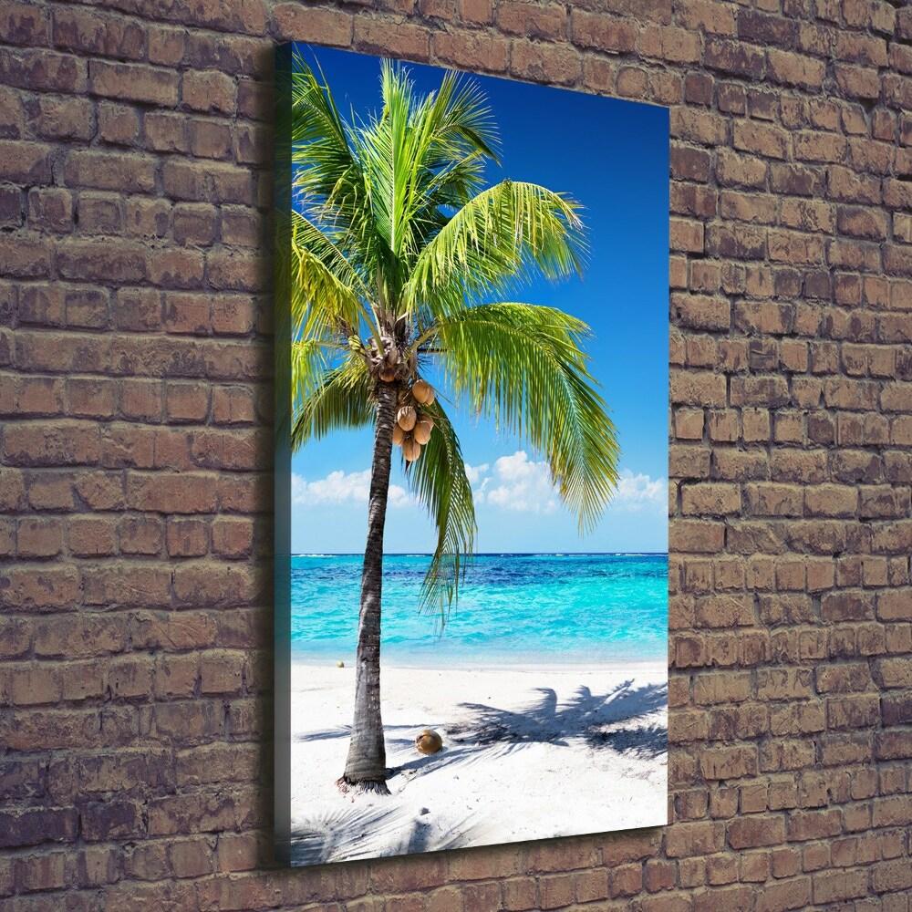 Tableau imprimé sur toile Plage exotique