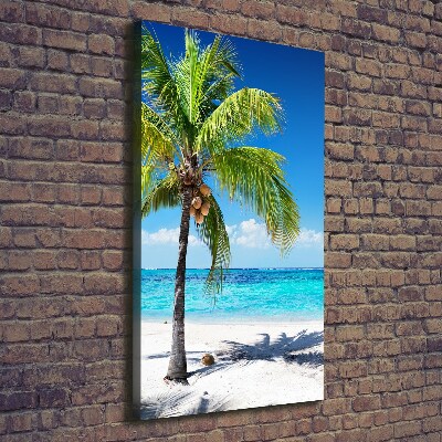 Tableau imprimé sur toile Plage exotique