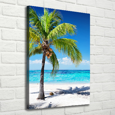 Tableau imprimé sur toile Plage exotique