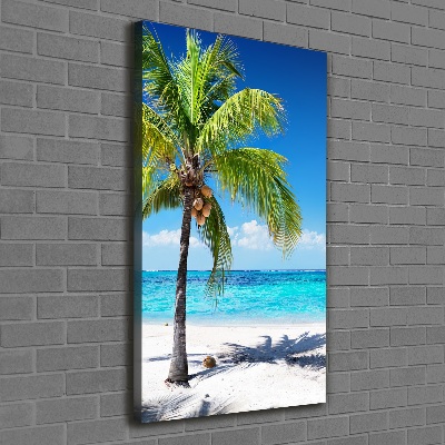 Tableau imprimé sur toile Plage exotique