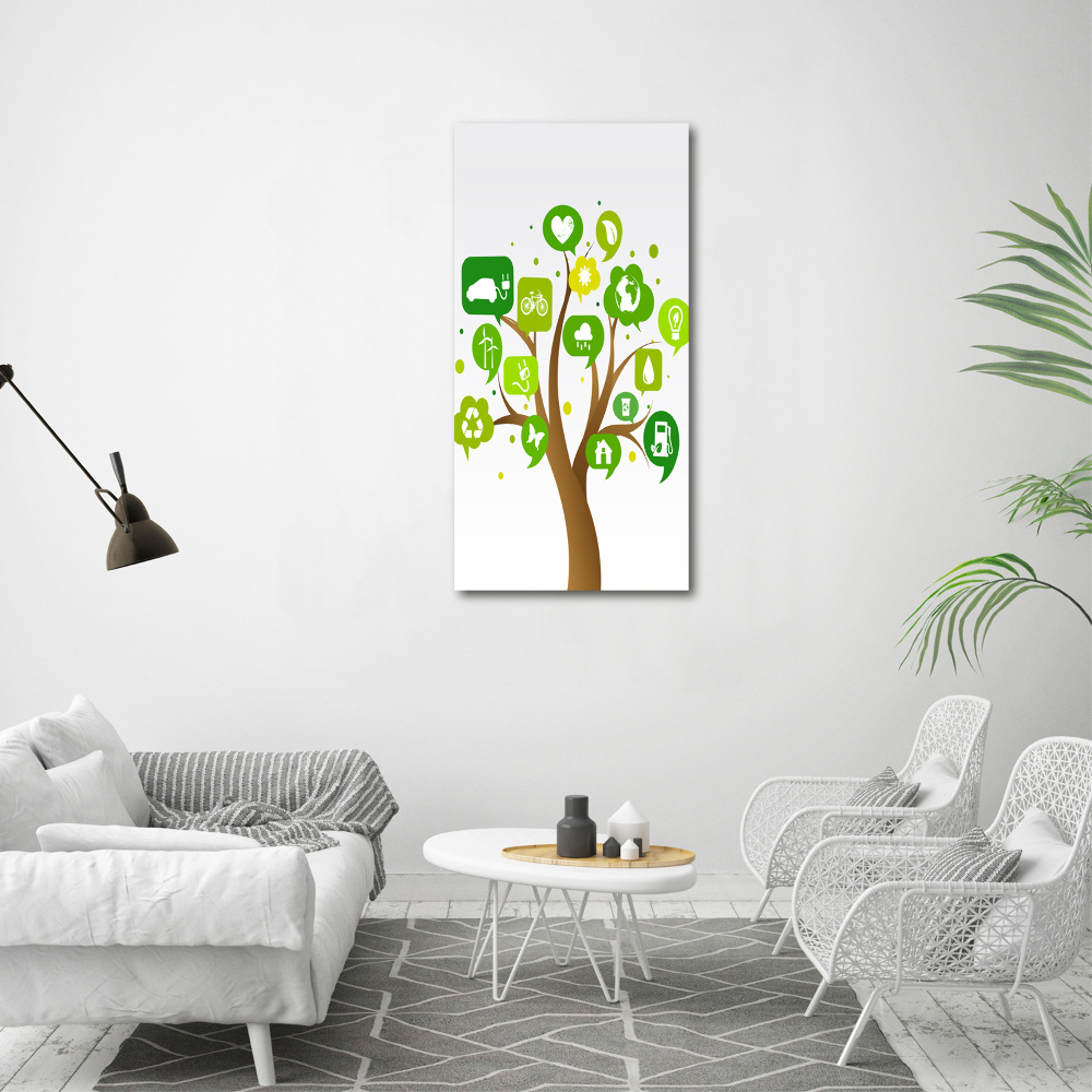 Tableau imprimé sur toile Arbre écologique