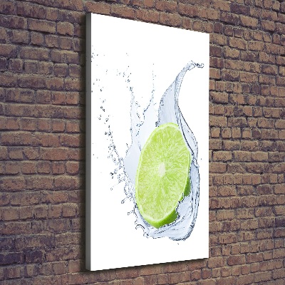 Tableau toile imprimée Citron vert