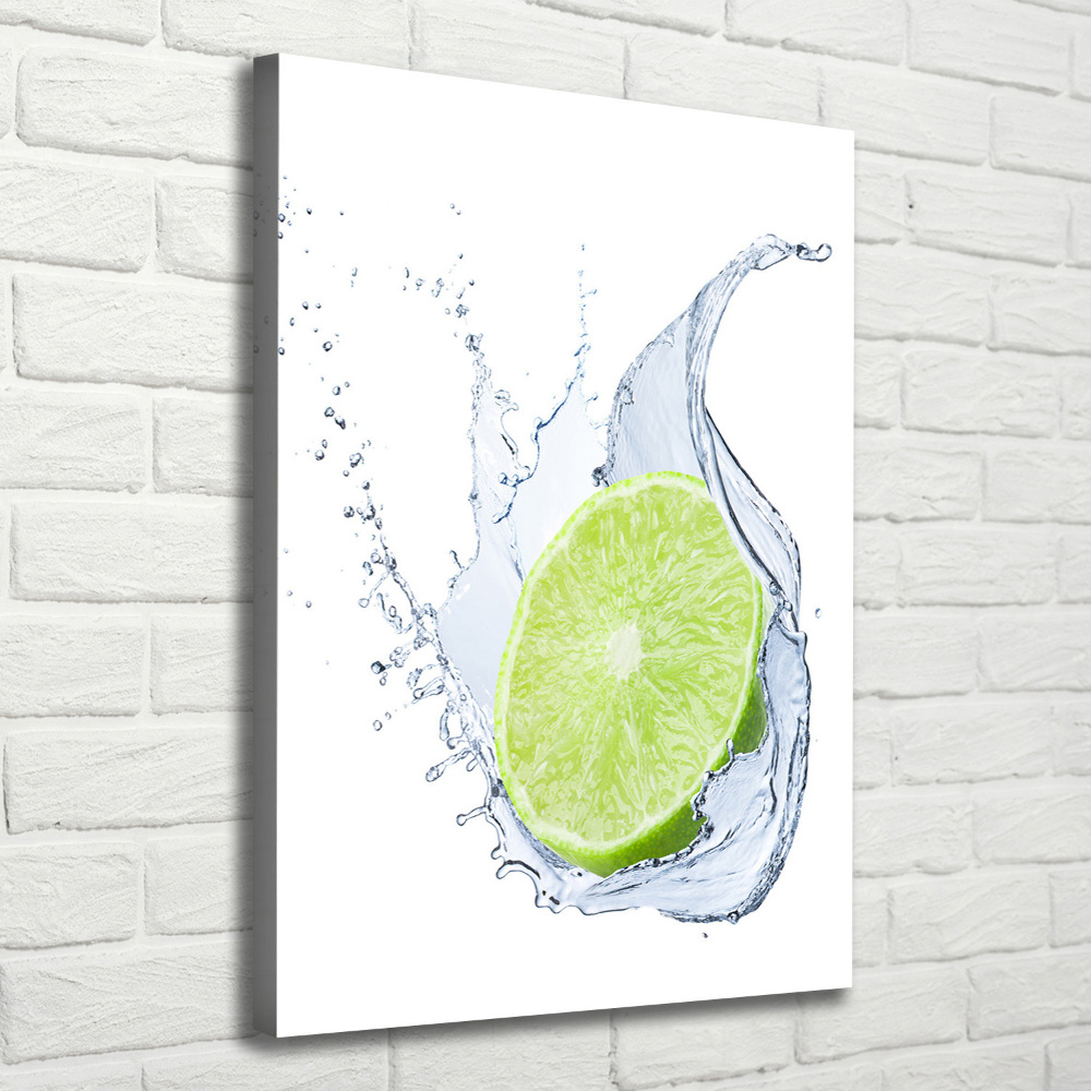 Tableau toile imprimée Citron vert