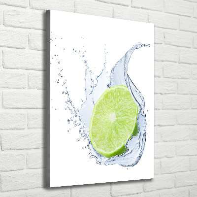 Tableau toile imprimée Citron vert