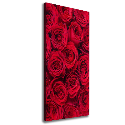 Tableau mural sur toile Rose rouge