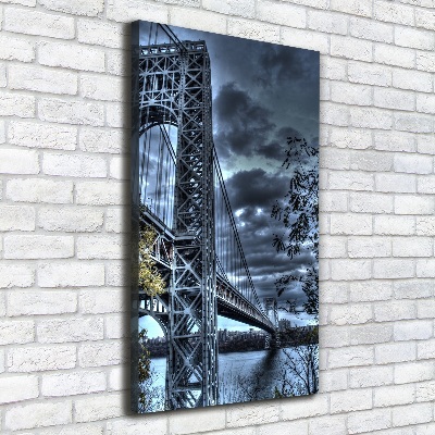 Tableau imprimé sur toile Pont New York