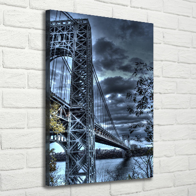 Tableau imprimé sur toile Pont New York