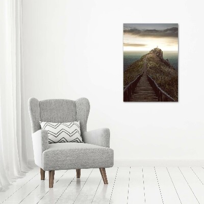 Tableau photo sur toile Chemin sur le rocher