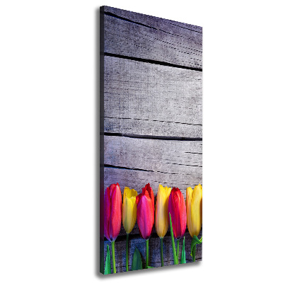 Tableau mural sur toile Tulipes colorées