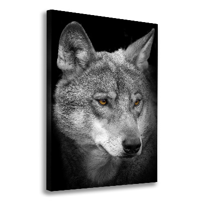 Tableau sur toile Portrait de loup