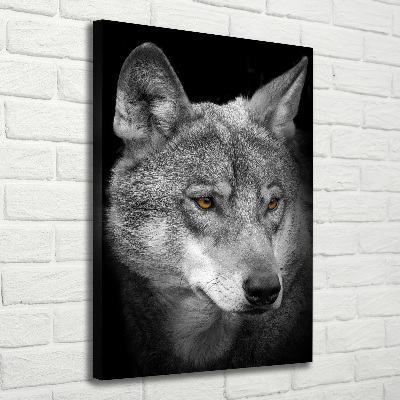 Tableau sur toile Portrait de loup