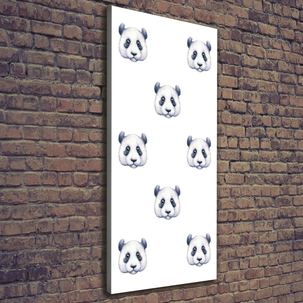 Tableau toile imprimée Pandas