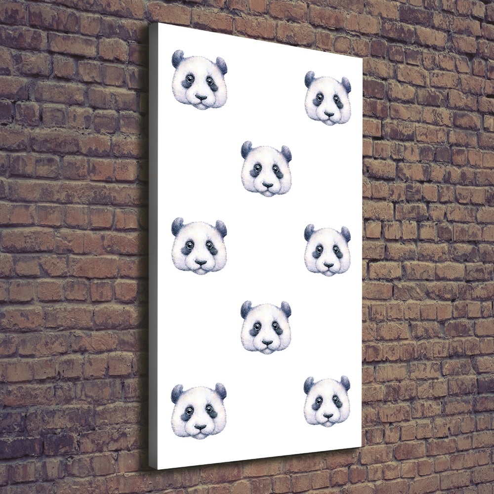 Tableau toile imprimée Pandas