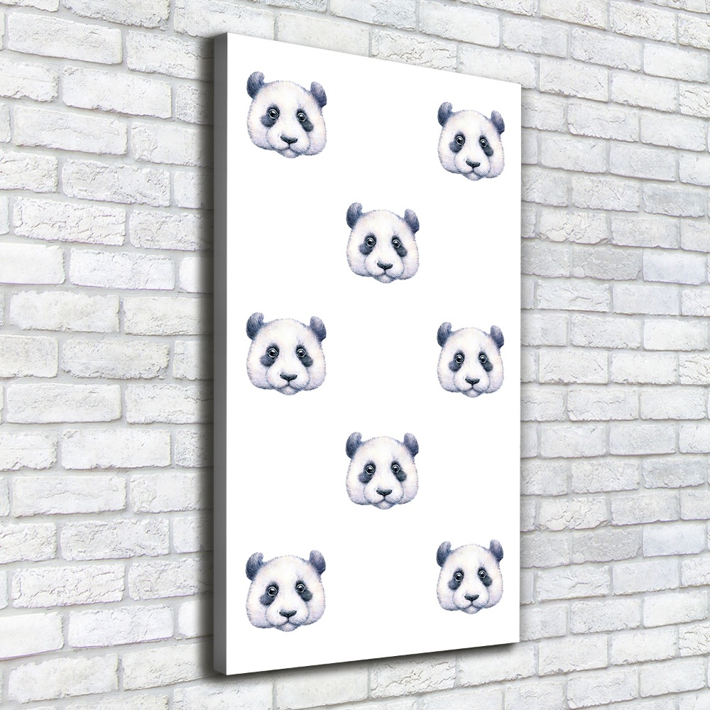 Tableau toile imprimée Pandas