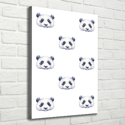 Tableau toile imprimée Pandas