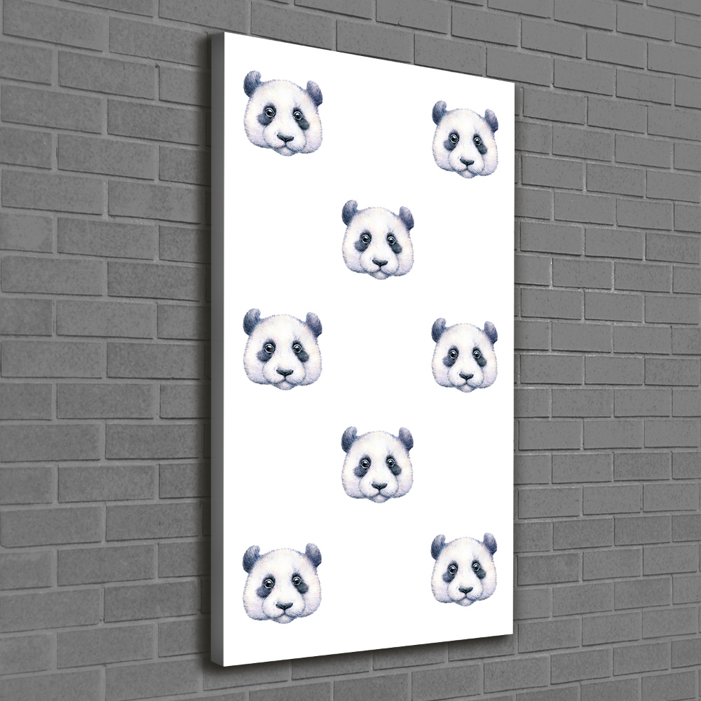 Tableau toile imprimée Pandas