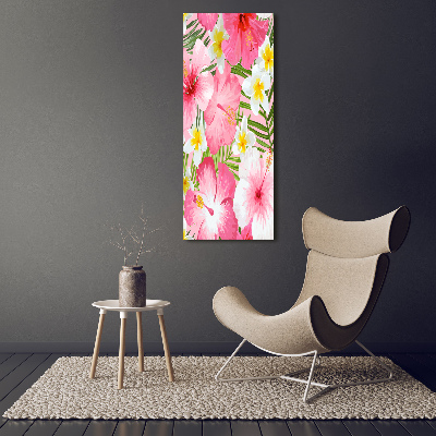 Tableau imprimé sur toile Fleurs tropicales